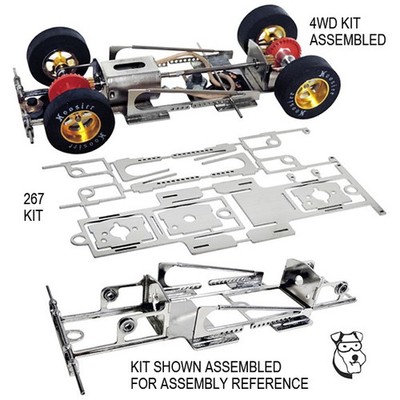 276 1/24 MID AMERICA 1/24 4 Wheel Drive Chassis Kit - 4WD