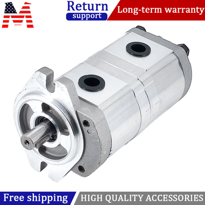 #ad Hydraulic Pressure Gear Pump HGP 33A F6 6R Shaft 17.46mm Hydraulic Gear Pump $190.07
