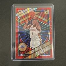 🔥 ZION WILLIAMSON 2020-21 DONRUSS Basketball COMPLETE PLAYERS Red Lazer /99