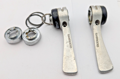 Shimano Sl-s434 Downtube Shifter Levers Vintage Light Action