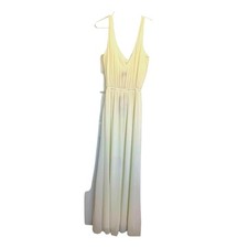   NWT Show Me Your MuMu Maxi Dress Formal Small Ivory Kendall Chiffon Wedding 