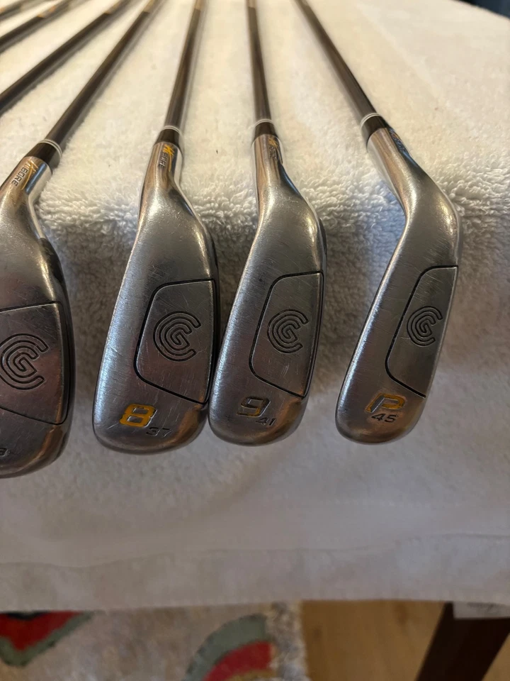 Cleveland Hi Bore Hybrid Irons Set 3,5-PW Golf Clubs A Flex - Image 3 of 4