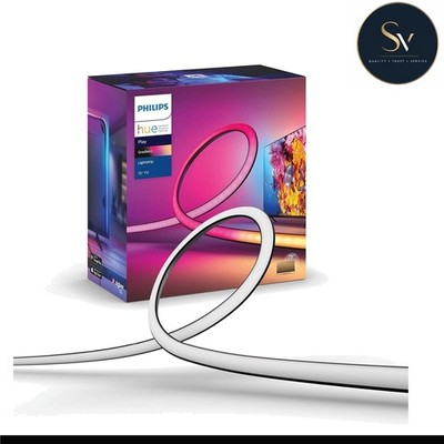 White & Color Ambiance Gradient Lightstrip 75 Zoll, dimmbarer LED Streifen fü...