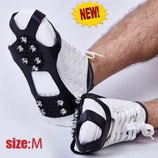 10Studs Ice Climbing Crampons Snow Grips Anti Slip Shoe Boot Cleats Spikes Sport