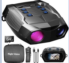 Night Vision Goggles - 4K Night Vision Binoculars with 5000mAh Rechargeable B...