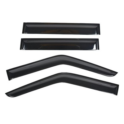 Windstop Side Window Visors Deflectors For 2005-2020 Nissan Frontier Crew Cab