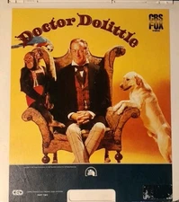 1982 Doctor Dolittle Part 2 CBS FOX CED Video Disc Vintage Retro Media Obscure