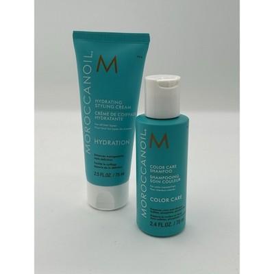 Moroccanoil Color Care Shampoo (2.5fl. oz)And Hydrating Styling Cream 2.4fl.oz