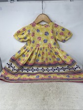 Native American Seminole Miccosukee Patchwork Handmade Easter Girl Dress 45
