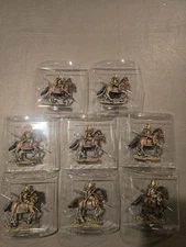 LOTR Armies of Middle Earth AOME Battle at Helms Deep Rohan Horsemen Cavalry x8 