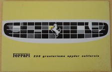 Ferrari 250 Gt California Spyder 1961 M215 Brochure Brochure Depliant Book Press Ferrari 250 Gt California Spyder 1961 M215 Brochure Brochure Depliant Book Press