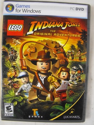 Lego Indiana Jones The Original Adventure PC Game With Disc, Case & Manual NICE