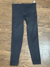 Spanx Ankle Length Leggings Gray Womens Size L FL3515 Look At me now Seamless