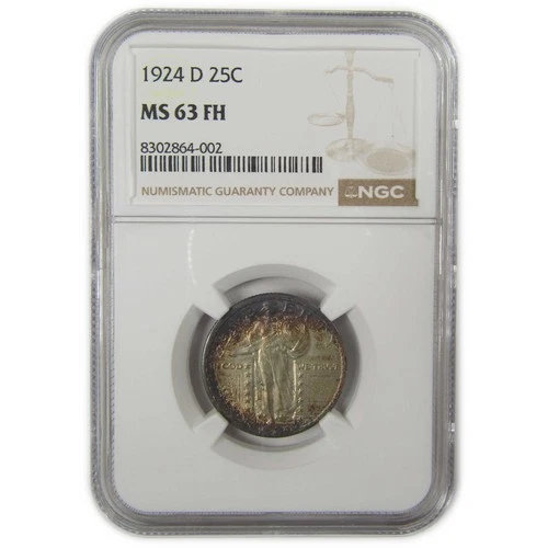 1924 D Standing Liberty Quarter MS 63 FH NGC Silver SKU:I20570