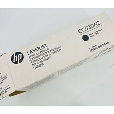 Genuine HP LaserJet Printer 304A BLACK Toner Cartridge Set CC530AC Open Box