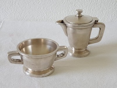 Gio Ponti / Fratelli Calderoni   Milchkännchen und Zuckerschale   1950er