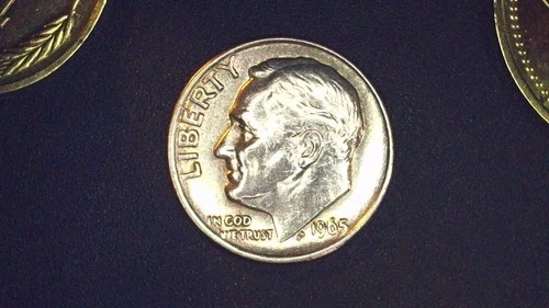 1965 P Roosevelt Dime Very Fine Condition