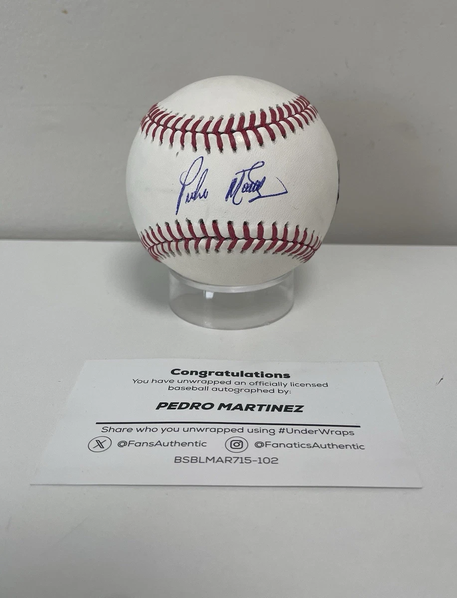 Pedro Martinez Boston Red Sox Original Autographed Baseball MLB
