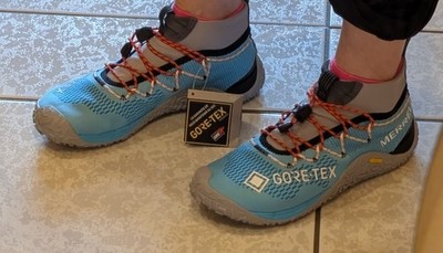 Barfußschuhe Merrell Trail Glove 7 GTX Atoll/High Rise GoreTex  Gr. 40 UK 6,5