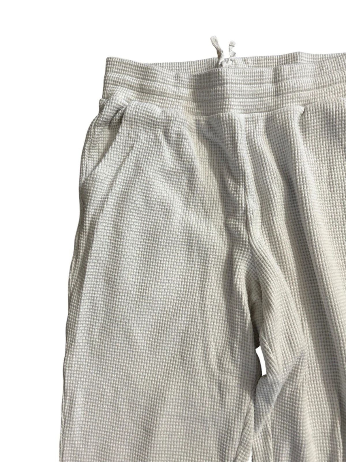 alo-yoga muse athletic waffle knit sweatpants
