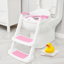 Forbena Potty Training Toilet Seat with Step Stool Ladder, Toddler Kids Potty...