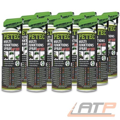 PETEC 12x 500ml MULTIFUNKTIONSSPRAY UNIVERSALSPRAY MULTIFUNKTIONSÖL PFLEGE 71250