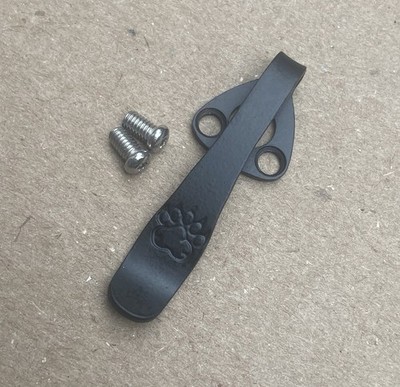 Titanium Pocket Clip For Spyderco Ambitious Tenacious Persistence Resilience