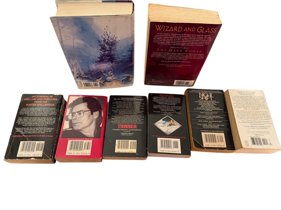 Lot of 8 Stephen King Books 7 Paperbacks 1 Hardbacks The Dark Tower IV & More - Image 2 of 4