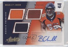 2018 Panini Absolute Rookie Premiere Material Autos /199 Bradley Chubb Auto 16wc