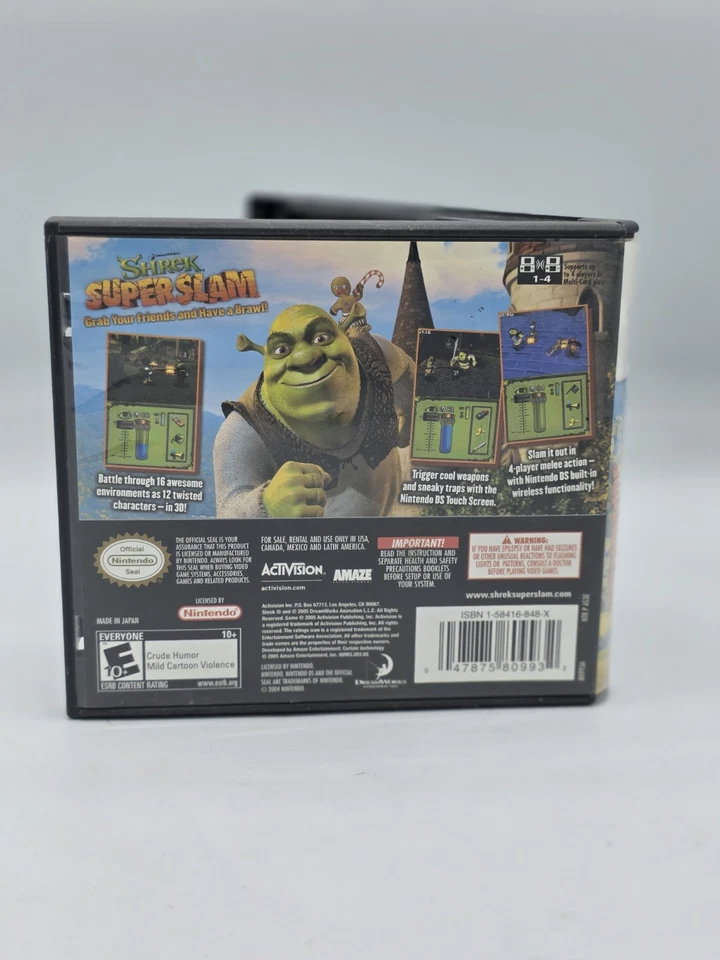 SHREK: SUPER SLAM (NINTENDO DS, 2005) GAME COMPLETE with MANUAL - Image 2 of 3