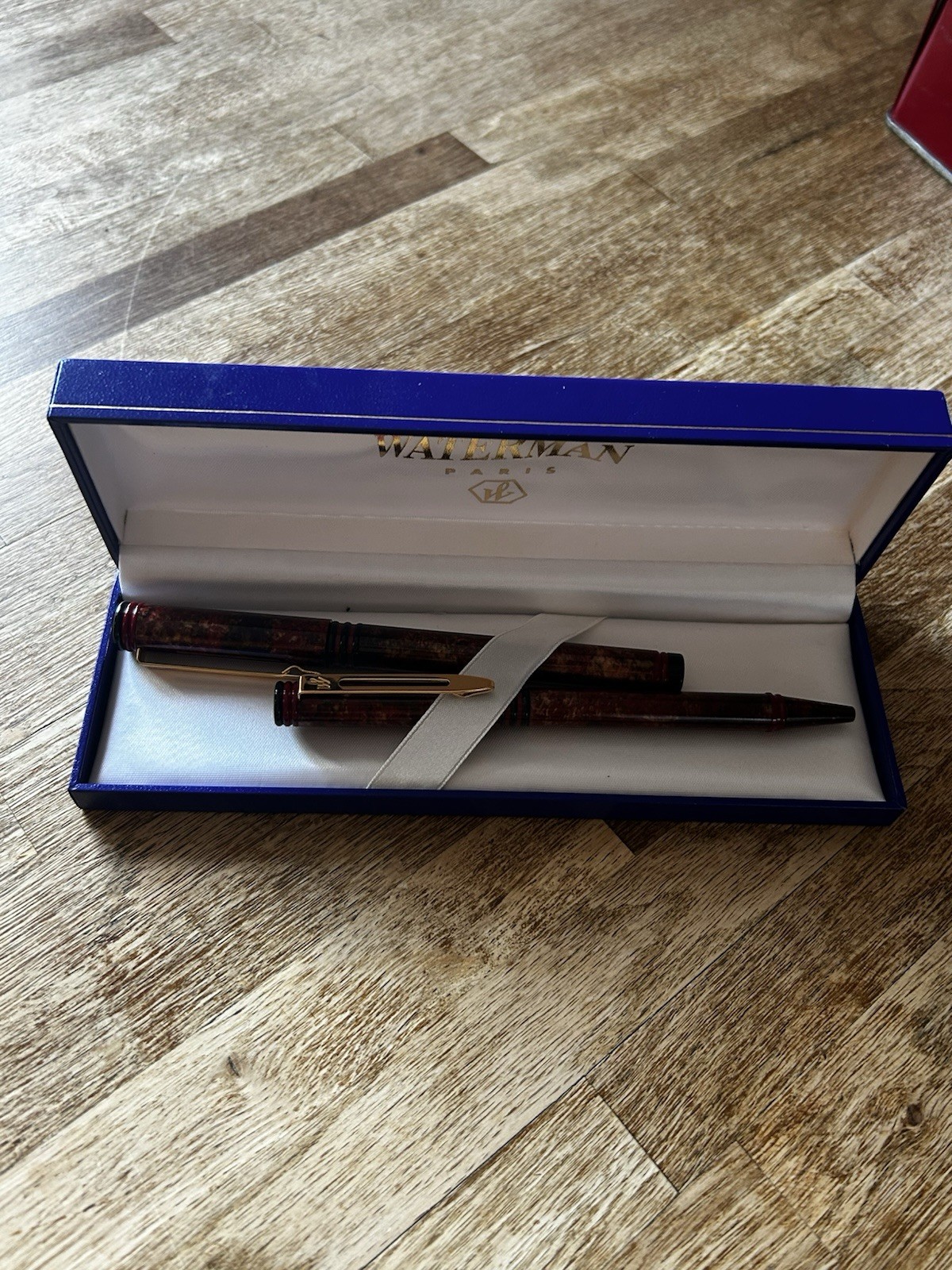 Waterman Paris set penna stilografica e penna a sfera con scatola e libretti