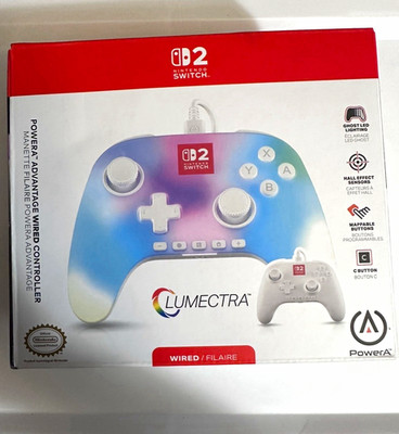 PowerA Advantage Wired Controller for Nintendo Switch 2 with Lumectra
