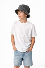 Zara Kids Gray Bucket Hat 10-14 years New Nwt