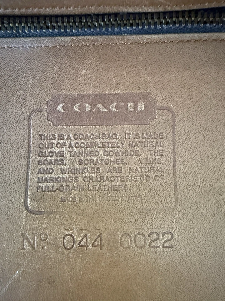 复古 COACH Madison 挎包 医生包 棕色皮革 美国 — 第 3/4 张图片