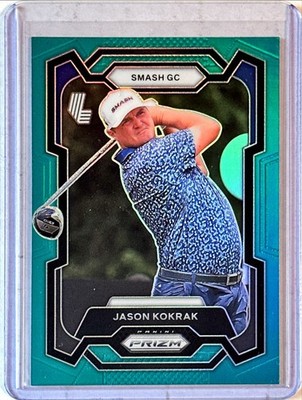 Jason Kokrak 2024 Panini Prizm LIV Golf Teal Prizm #129 154/199 Smash GC