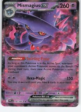 Mismagius ex - 036/094 Double Rare Holo ME02: Phantasmal Flames NM Pokémon