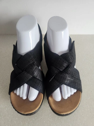 SANDALI CLARKS DONNA MERLIAH ECHO MISURA 8 5 M SCARPE NERE