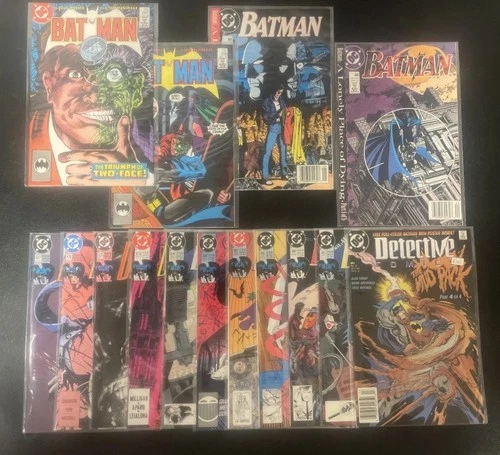 Vintage DC Batman And Detective Comics (lot Of 15 Comics) No Reserves!!