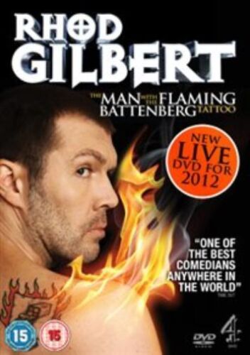 RHOD GILBERT LIVE  - The Man With The Flaming Battenberg Tattoo (DVD, 2012) - Picture 1 of 1