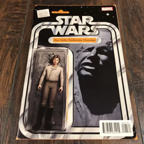 STAR WARS HAN SOLO #1 CARBONITE CHAMBER JTC ACTION FIGURE VARIANT NM NEW/UNREAD