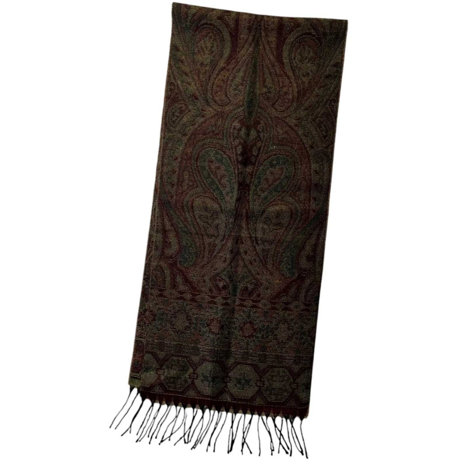 Foulard acrylique vintage Christian Dior Cashluxe motif cachemire décontracté doux