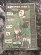 Ghetto Rap Rap s Greatest Hitz Ice Cube 2pac Geto Boys Cassette Tape 1992 SEALED