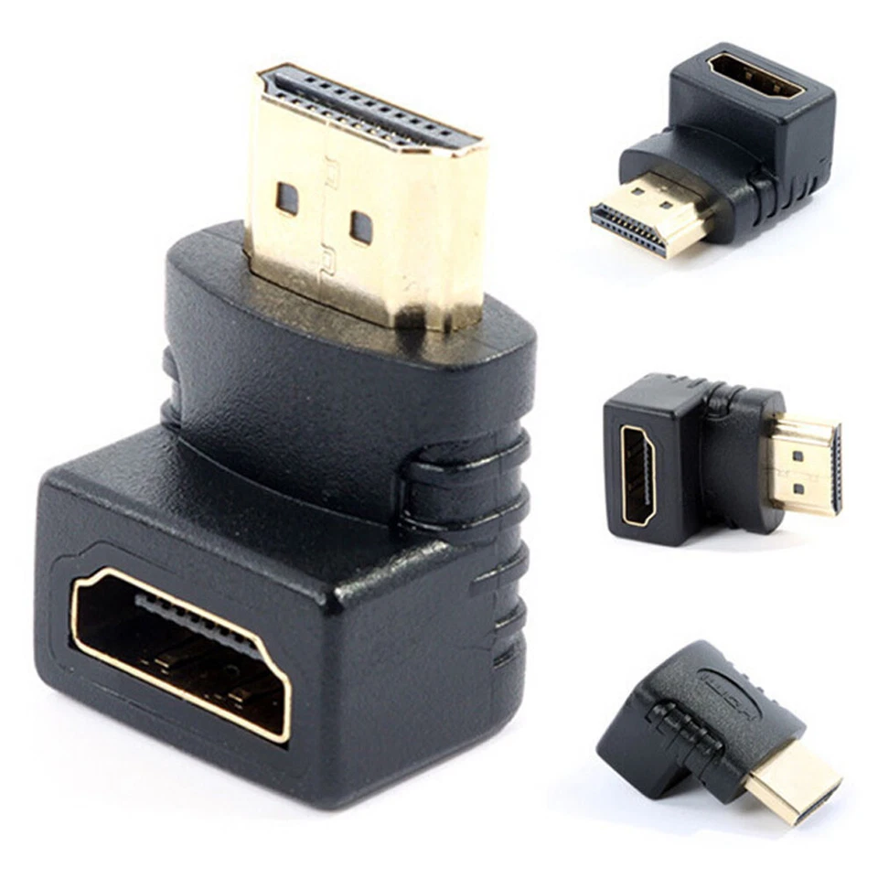 HDMI-Male to Female Adaptor Right Angle 90 degree L-shape - Image 4 of 4