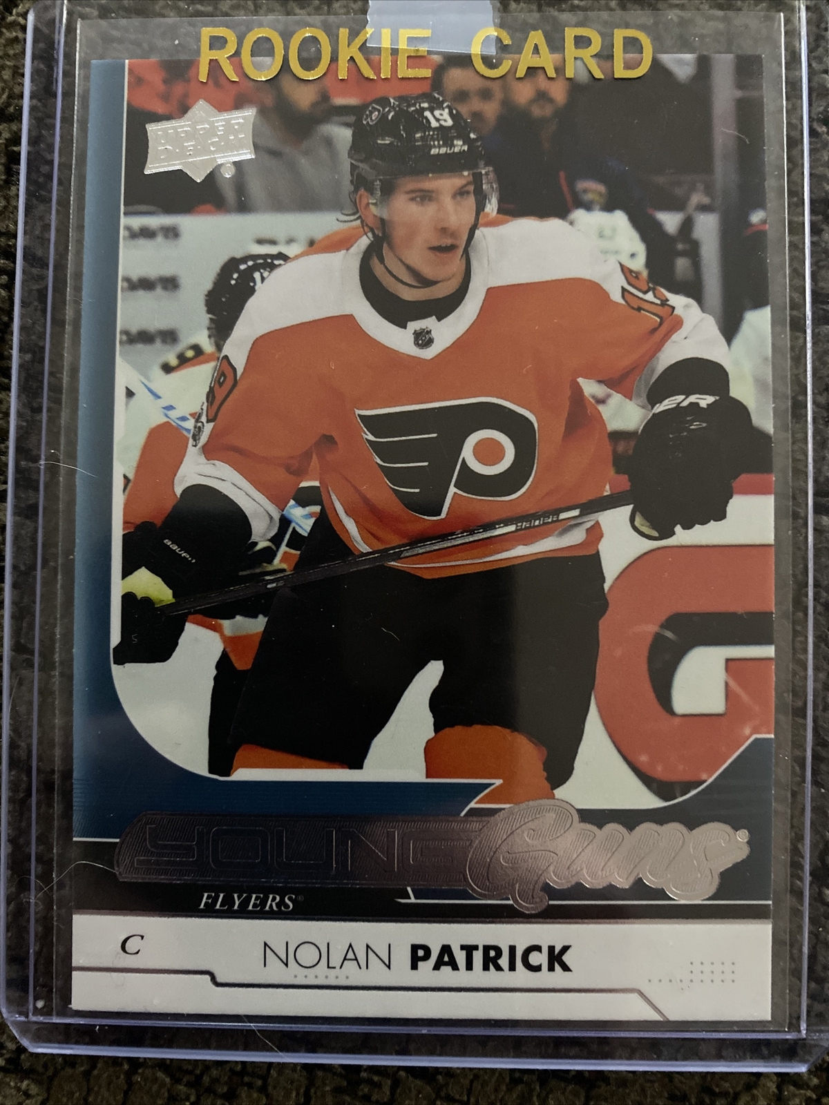 17/18 Upper Deck Series 2 Young Guns #455 Nolan Patrick Philadelphia Flyers