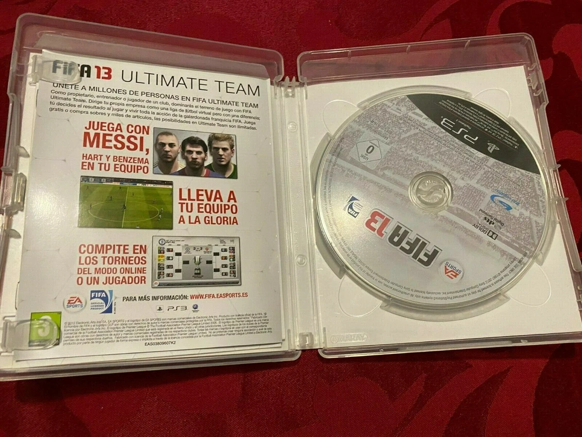 jogo ps3 Fifa 13 capa Messi