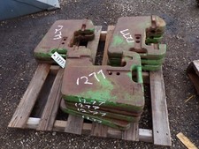 John Deere 30 Series Tractor, 9 Suitcase Weights, Tag #1277