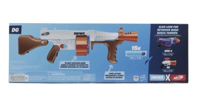 NEW NERF Fortnite DG with 15 Darts - White (E7521) Official - Pump
