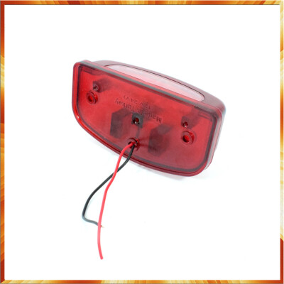 Lot 2 Feux LED 24V Plaque Immatriculation Et Position Rouges 24/7 Auto Pour Camion Remorque