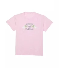 Victoria's Secret Pink Campus Short Sleeve Tee Pink Beverly Hills T Shirt XS