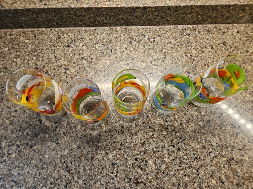 Peanuts Glasses McDonalds Camp Snoopy First Issue 1983 Complete Set Of 5 Vintage - Picture 14 of 15